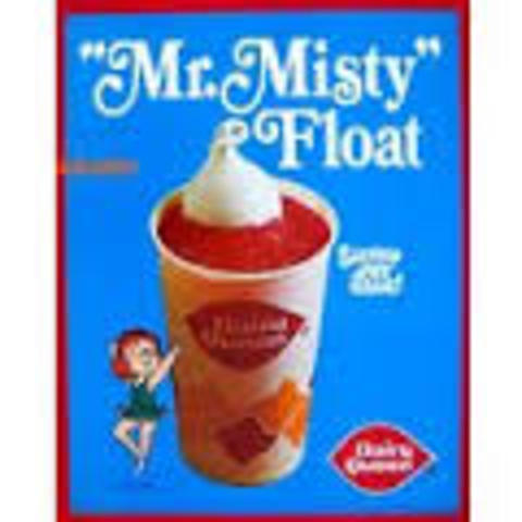 The Mr. Misty slush treat cools throats in the warm South.