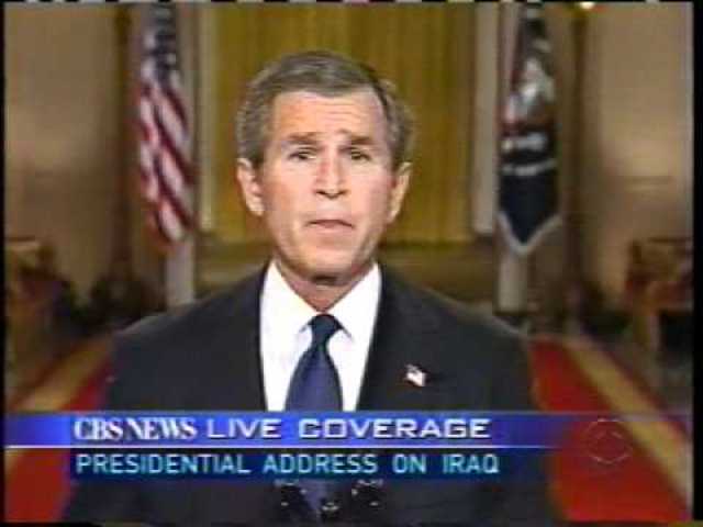 Bush gives Hussein ultimatum