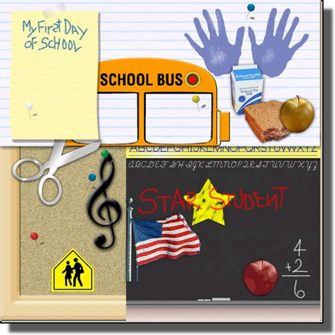 My first day of 8th grade.