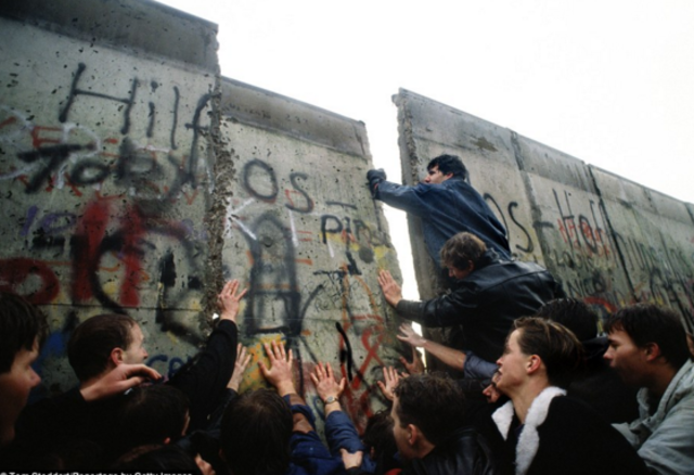 Berlin Wall Comes Down