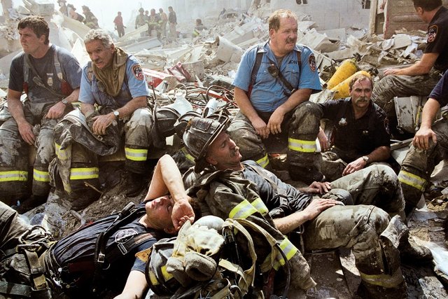 NYPD & FDNY are dispatched to North Tower to save survivors