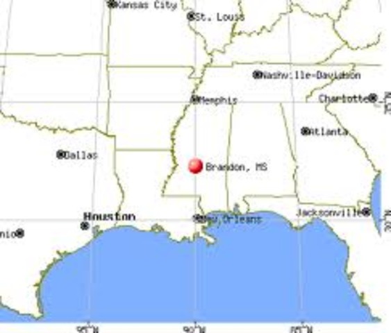 Moved to Brandon Mississippi
