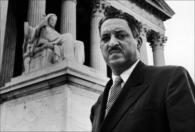 Thurgood Marshall first black Supreme Court Justice