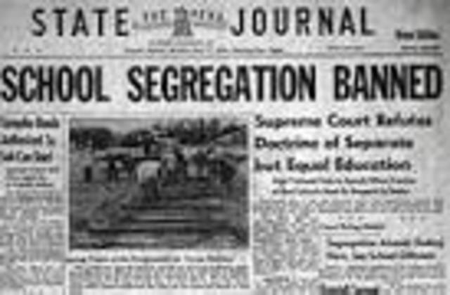 Brown vs. Board of Education of Topeka, Kansas