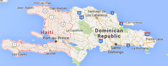 Spain gives up the Western part of Hispaniola