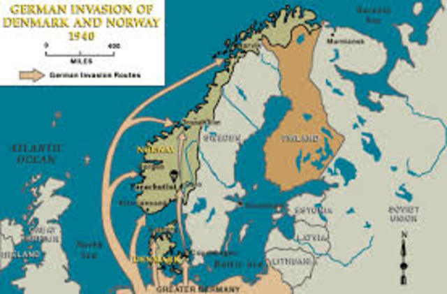 Hitler's invasion of Denmark and Norway