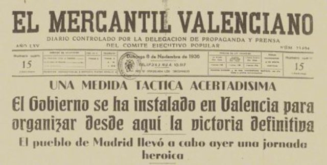 Traslado del Gobierno a Valencia