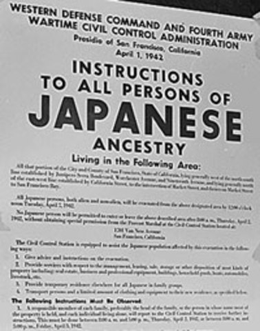 Roosevelt signs order 9066