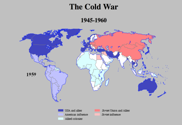 Cold War 1959 Map