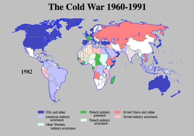 Cold War 1982 Map