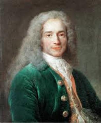 Los restos de Voltaire