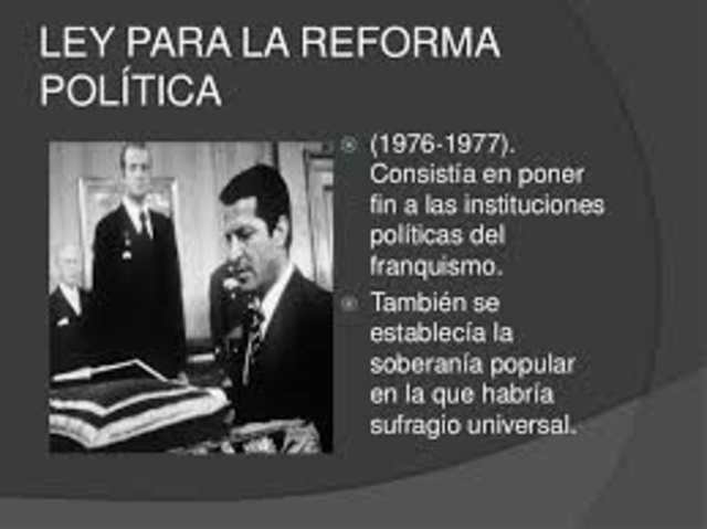La primera reforma institucional