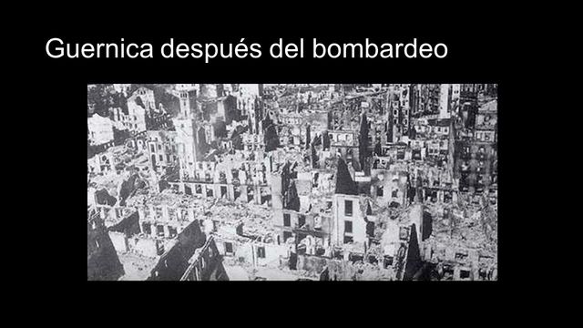 Bombardeo de Guernica(frente norte abril-octubre 1937)
