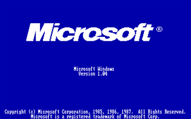 Microsoft Windows 1.04