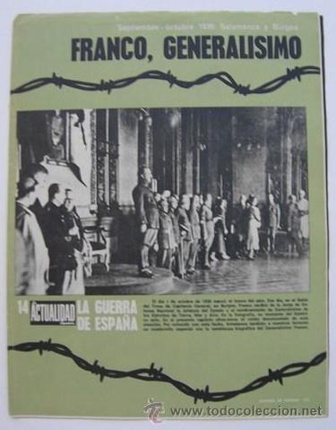 Franco es nombrado Generalísimo