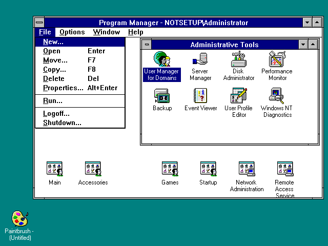 Windows NT 3.51 Workstation