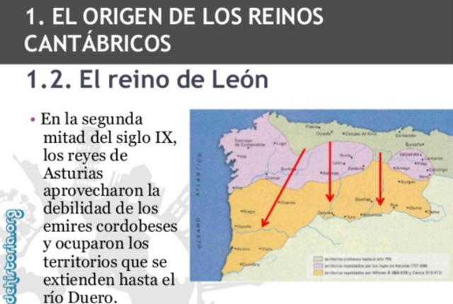 Reino de León, año 854