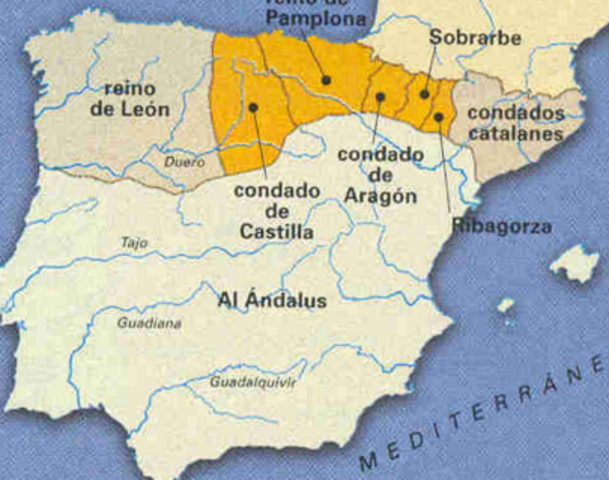 Reino de Aragón en el año 1035