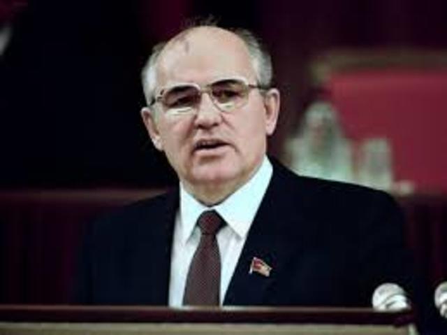 Gorbachev introduces perestroika