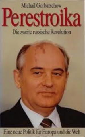 Gorbachev introduces perestroika