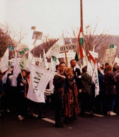 Jozsef Antall elected prime minister of Hungary