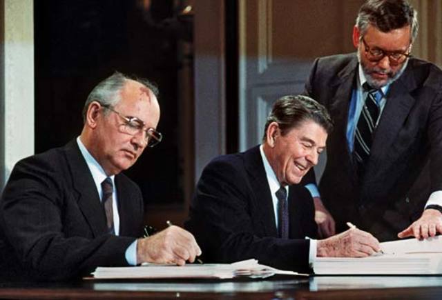 Intermediate-Range Nuclear Forces (INF) Treaty signed