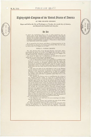 Civil Rights Act of 1964