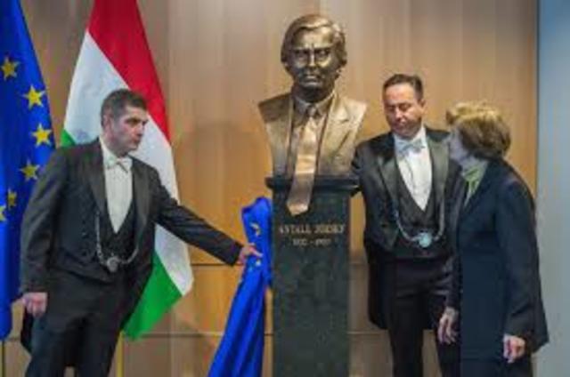 Jozsef Antall elected prime minister of Hungary