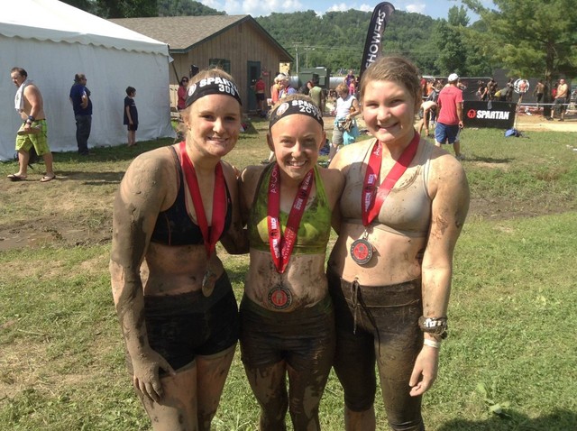Fertiggestellt ein Spartan Race