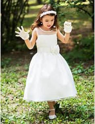 Morgan ist Flower Girl