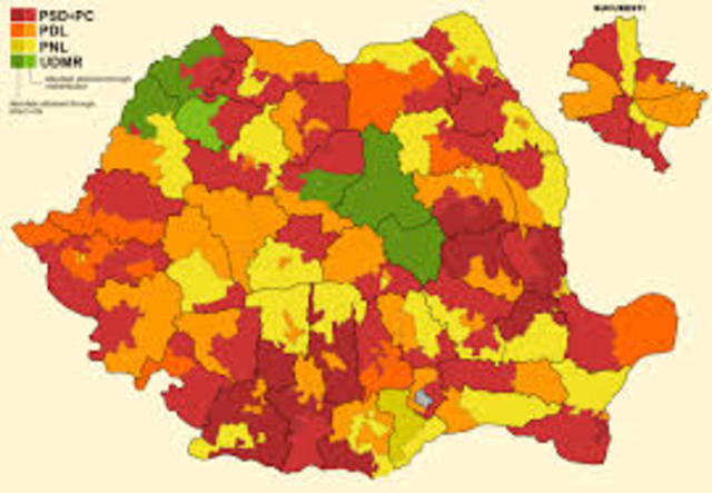 1st general elections in Romania