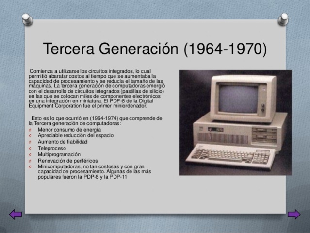 Tercera Generación de los computadores