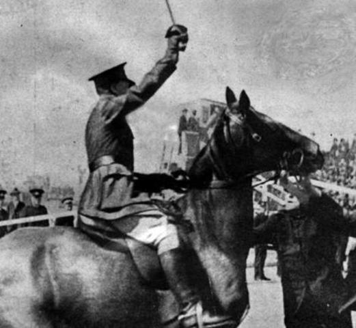 captain francis de groot arrested for distrupting the opening ceremony