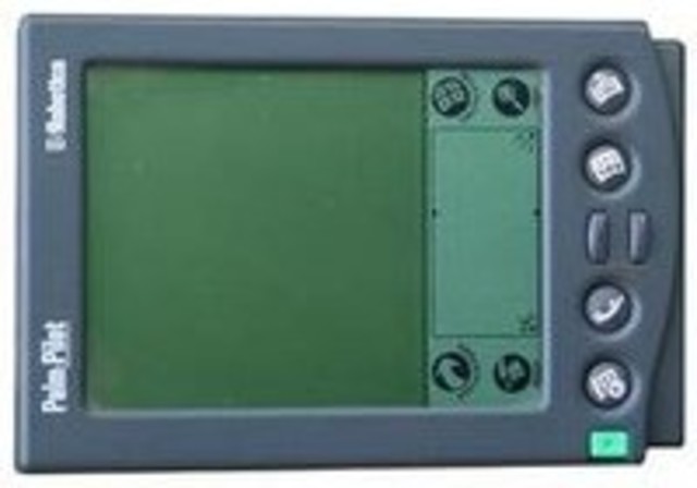 PALM PILOT, primera computadora de mano.