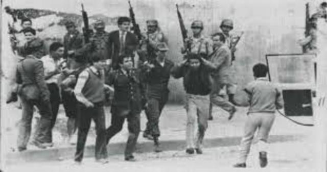 el fuego entre guerrilleros y el m-19