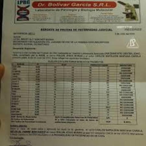 Examen de ADN Negativo!