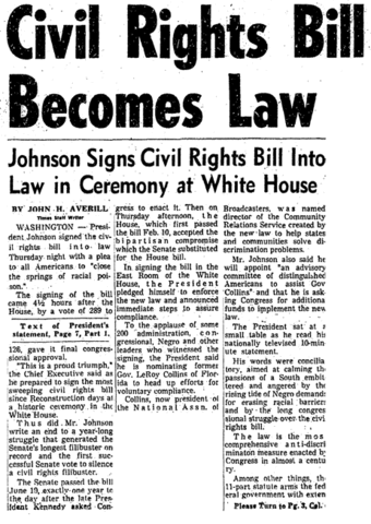 Civil Rights Act of 1964