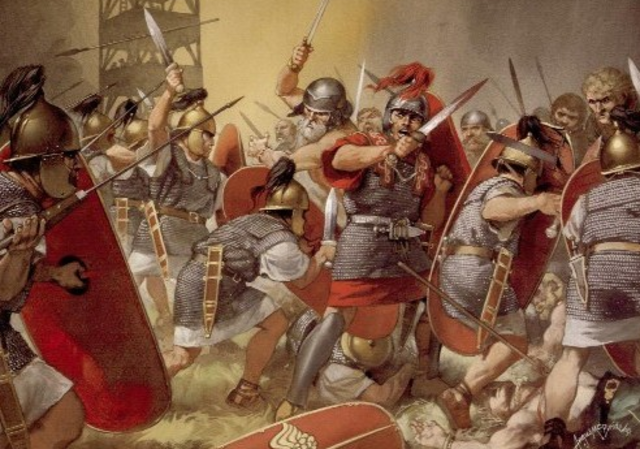 Caìda del imperio romano