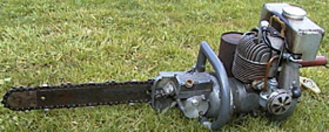 the first petro chainsaw