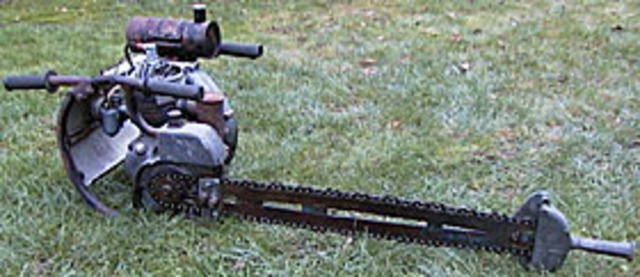 we get the first eletro chainsaw