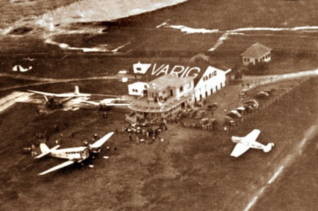 Primeiro tráfego aéreo mútuo trem-carro-avião no Brasil