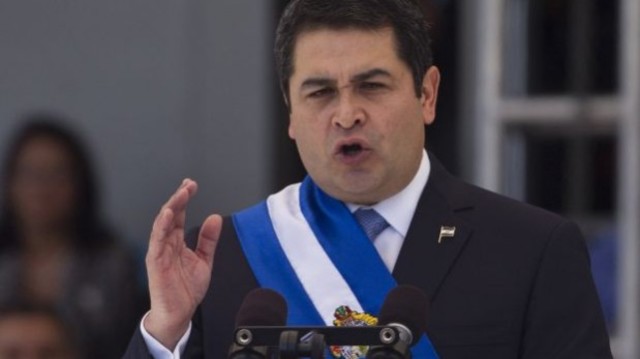 Presidente de Honduras Juan Orlando Hernandez
