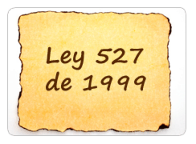 Ley 527 de 1999.