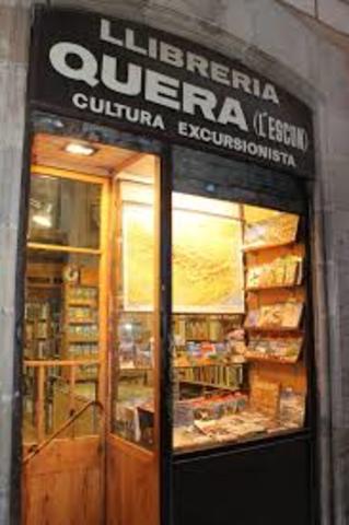 La librería se especializa en montañismo