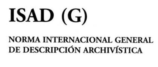 ISAD (G) (General International Standard Archival Description)