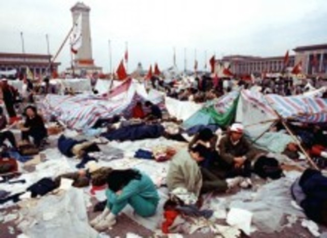 Revueltas en la plaza de Tiananmen, China