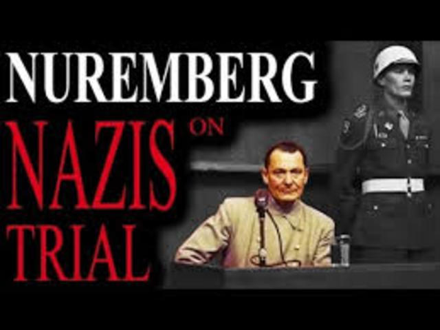 The Nuremburg trials of Nazis