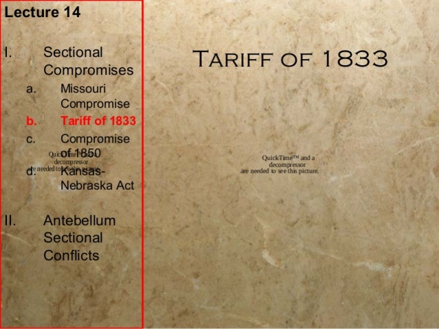 Henry Clays Tariff Compromise of 1833