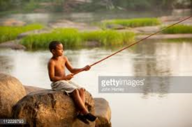Preacher tells Elijah's parents about his wonderful fishing skills. (FICTION)