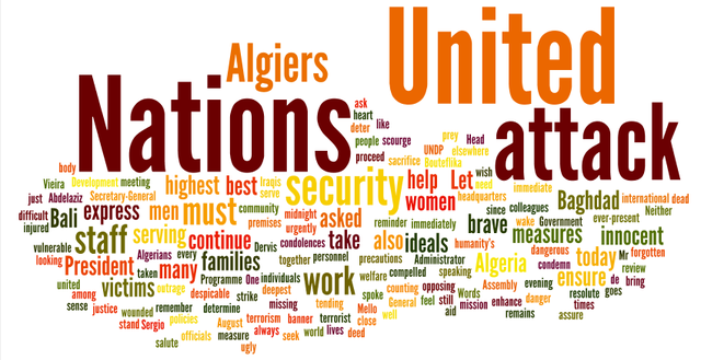 Message to the General Assembly on the Algiers attack delivered by videolink from Bali